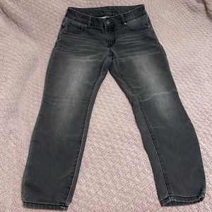 Size Small w/ Short Inseam Black/Grey Jeans by Maurice’s